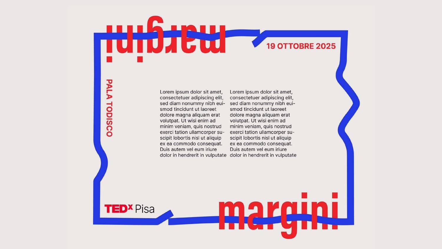 TEDxPisa, poster